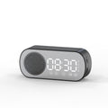 Intelligent Bluetooth Speaker Bluetooth Audio Gift Alarm Clock Mirror Clock Audio Small Speaker