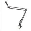 Desktop Microphone Stand Live Handheld Mic Holder Adjustable NB35 Boom Arm Microphone Bracket