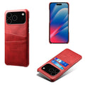 Suitable for iPhone 17 Pro Max leather dual card phone case
