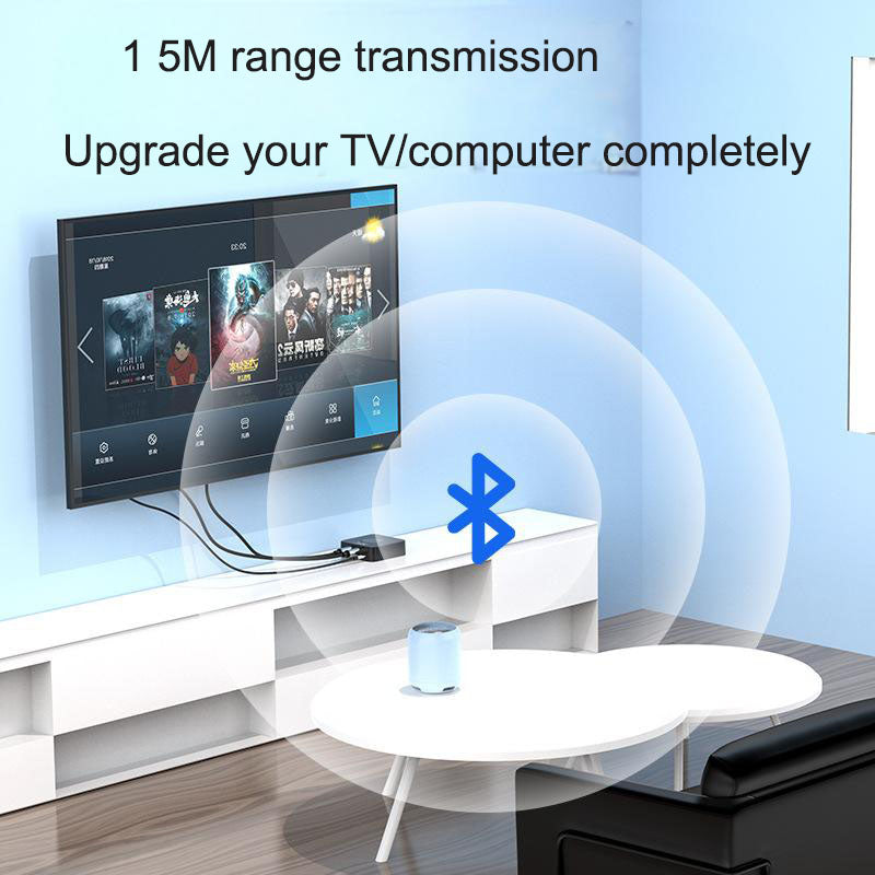 Bluetooth receiver transmitter, mobile NFC speaker receiver, 5.0 Bluetooth earphones, computer TV transmitter