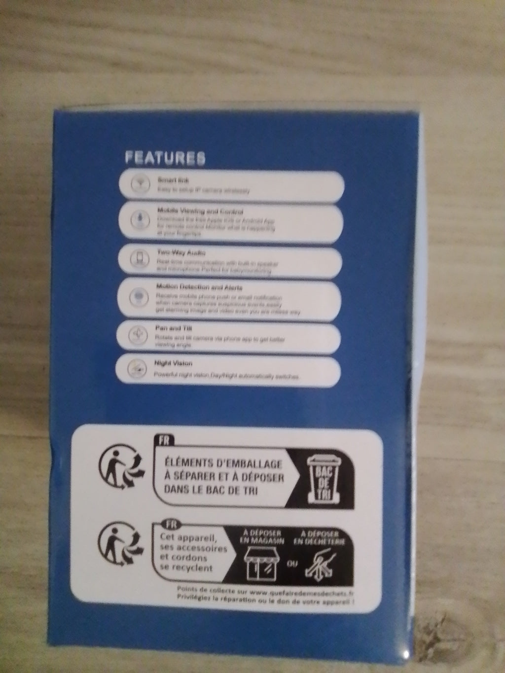 Wireless security camera