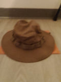 Brown Bucket hat with strap, New without tags