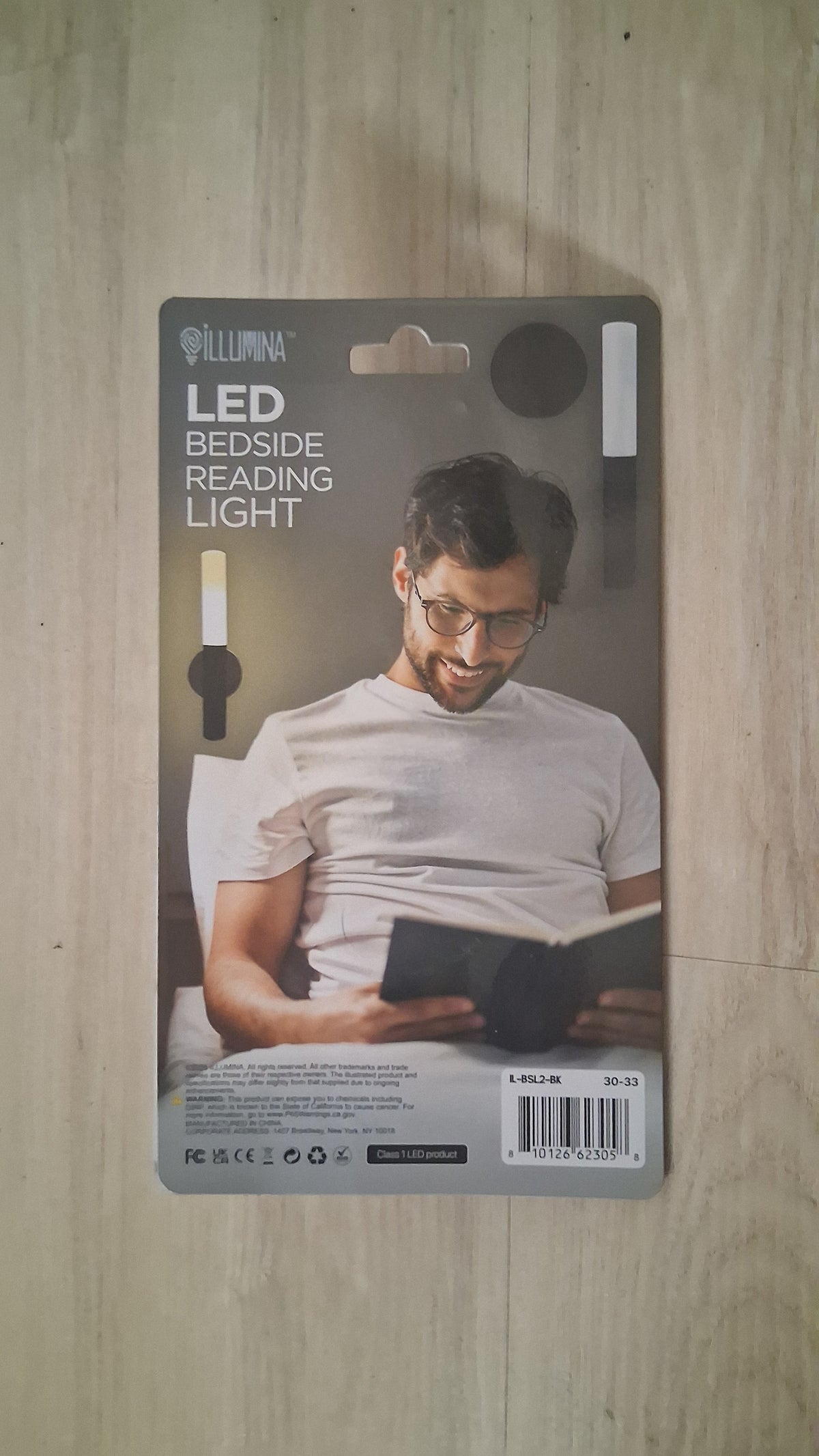L e d bedside reading lamp